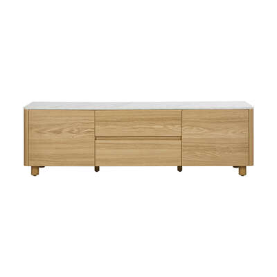 TV Cabinet Entertainment Unit Stand 160cm Natural