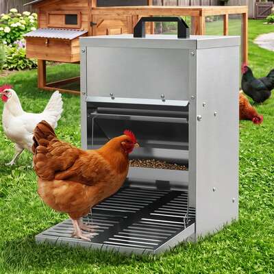 Automatic Chicken Feeder 5kg Capacity 25.5x40x39cm