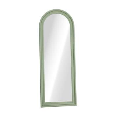 Full Length Mirror Elegance Arch 165x60cm Green Wood