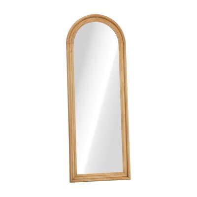Full Length Mirror Elegance Arch 165x60cm Natural Wood