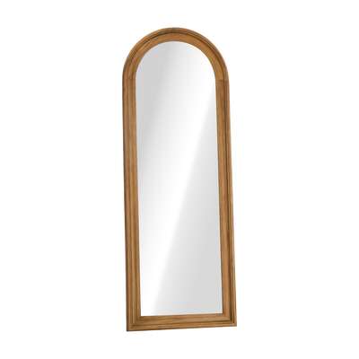 Full Length Mirror Elegance Arch 165x60cm Brown Wood