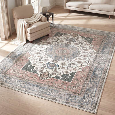 Persian Rug Washable 160x230cm Vintage | EXTG