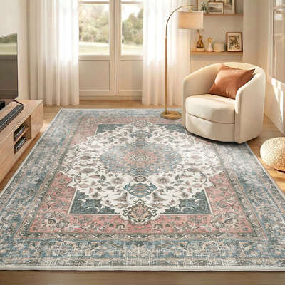 Persian Rug 200x290cm Washable Vintage | EXTG