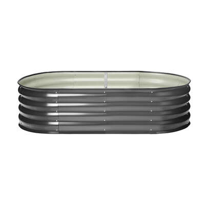2X Garden Bed Galvanised Raised Garden Bed 160X80X42CM