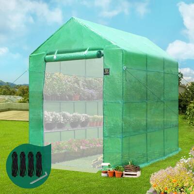 2.1x1.4M Garden Haven: Walk-in Tunnel Greenhouse