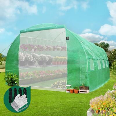 A 4x3m Green Oasis: Walk-in Greenhouse Delight