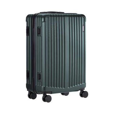 Large Check In Suitcase Voyager Collection ABS Hardshell TSA Lock 28 Inch Green