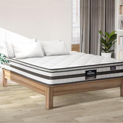 Extg Double Mattress Pillow Top Cool Gel Foam Bonnell Spring 21cm