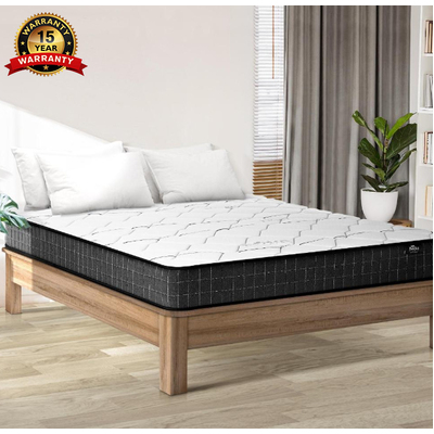 BEDDING 16cm Double Mattress Bonnell Spring Medium Firm