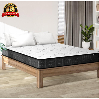 BEDDING 16cm Queen Mattress Bonnell Spring Medium Firm