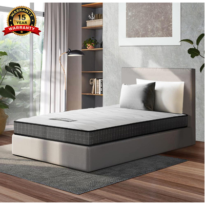 King Single Mattress Bed Tight Top Bonnell Spring Foam Medium Firm 13CM