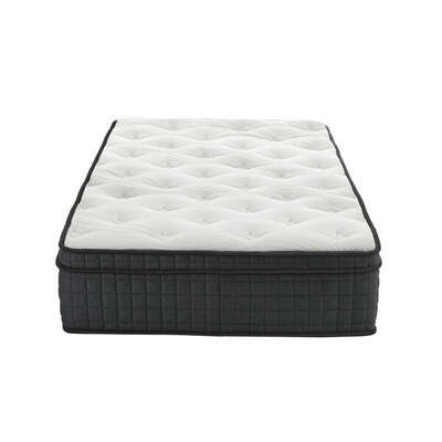King Single Mattress Cool Gel Foam Pocket Spring 34CM with Pillow