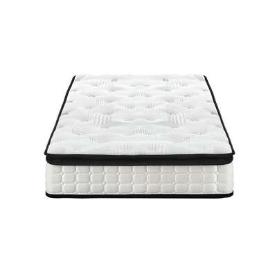 King Single Mattress 22CM Cool Gel Foam Bonnell Spring with Pillow