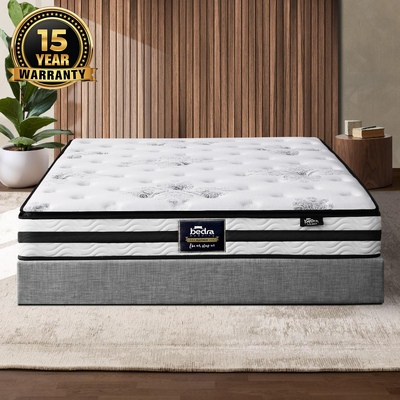 Double Mattress Breathable Luxury Bed Bonnell Spring Foam Medium 22cm