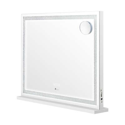 Bluetooth Makeup Mirror Crystal LED 80x62cm