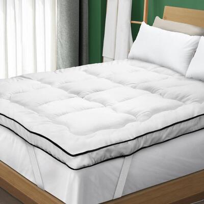 4.5cm Single Mattress Topper Pillowtop Mattress Topper 700GSM Mattress Cover