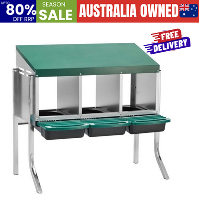 Chicken Nesting Box With Stand 80x51x78cm