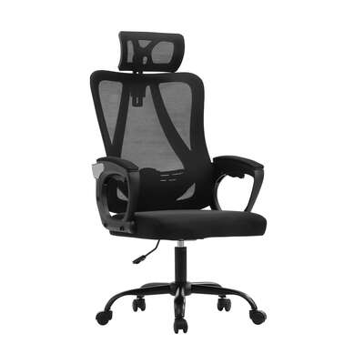 Ergonomic Office Chair Lumbar Support Black