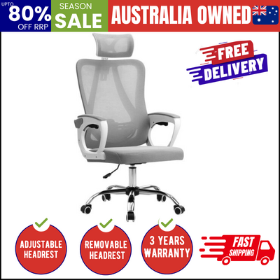 Ergonomic Office Chair Lumbar Support White