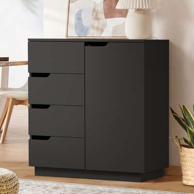 Outdoor Storage Box 680L Foldable Garden Container Black