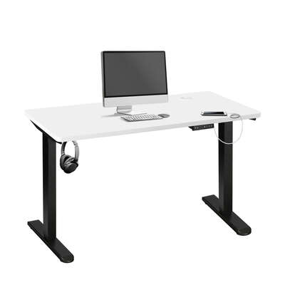 Standing Desk Adjustable Motorised 150 Black&White