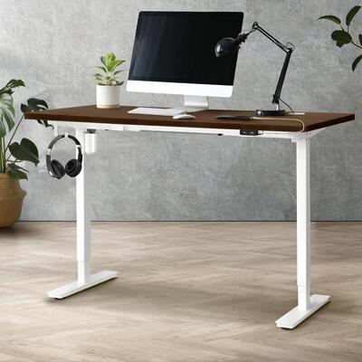 Electric Standing Desk Single Motor Height Adjustable Sit Stand Table