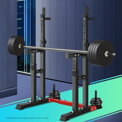 Adjustable Squat Rack and Weight Bench Combo
