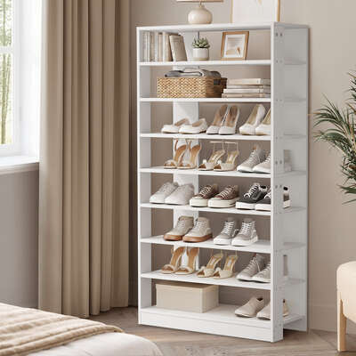 Shoe Rack 9 Tier Storage 75x30x140cm