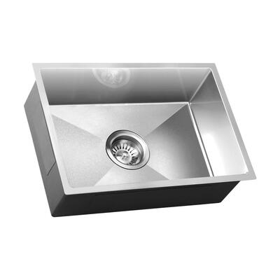 Kitchen Sink Stainless Steel Bathroom Laundry Basin Single Silver 45X30CM