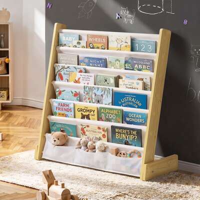 Kids Bookshelf Magazine Rack 6 Pocket | EXTG