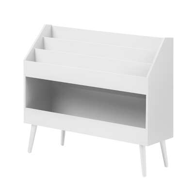 Kids Bookshelf Children Bookcase Organiser Toy Shelf White
