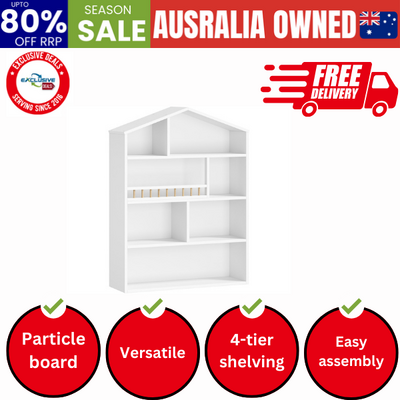 Kids Bookshelf Bookcase Organiser Display Shelf