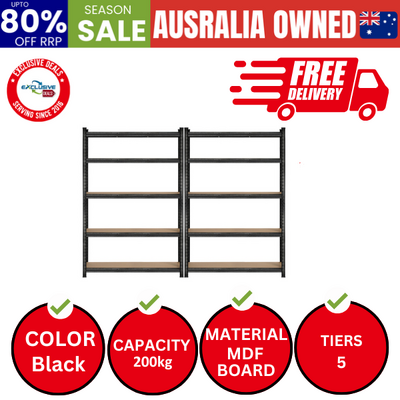  2x1.8m Garage Shelving Shelves Warehouse Racking Storage Rack Pallet
