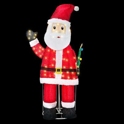 3D Christmas Snowman Light LED 127cm Xmas Festive Display