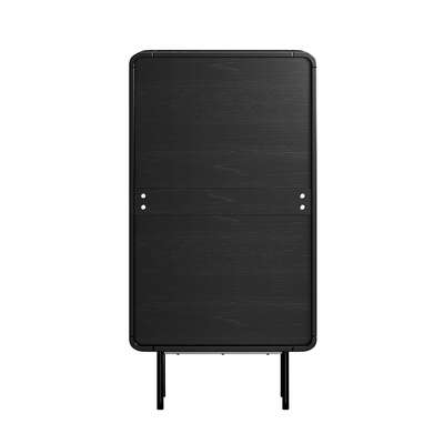 5 Chest of Drawers Dresser Tallboy Metal Handle Black