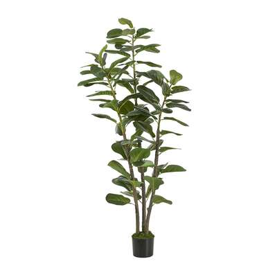 Artificial Fiddle Leaf Fig Tree 150cm Lifelike Faux Potted Indoor Plant