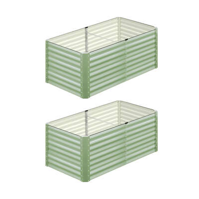 Garden Bed 320x80x73CM Raised Container Planter Box Green