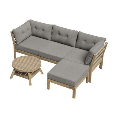 5-Piece Outdoor Sofa Set Garden Lounge Patio Furniture Weather-Resistant