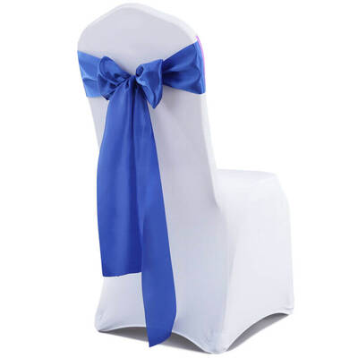 20x Satin Chair Sashes Cloth Cover Wedding Party Event Decoration Table Runner