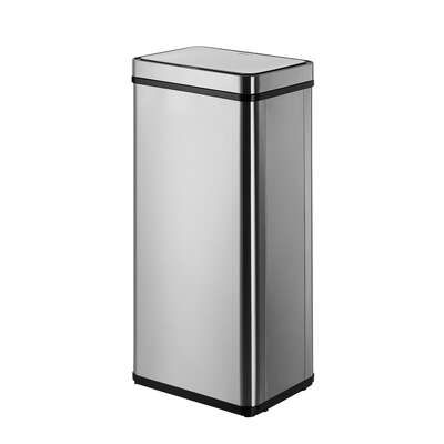 75L Motion Sensor Bin Automatic Rubbish Trash Can Silver