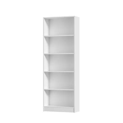 Bookshelf Display Shelf 5-Tier White