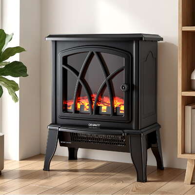 Electric Fireplace Stove 2000W 3D Flame Effect | EXTG