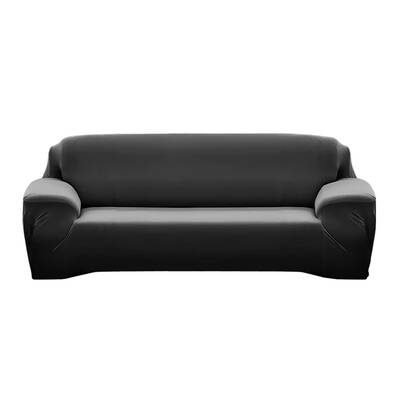 Easy Fit Sofa Slipcovers 3 Seater Black