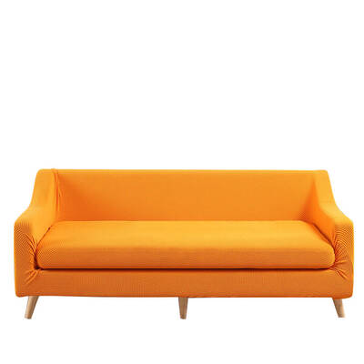 Couch Sofa Seat Covers Stretch Protectors Slipcovers 3 Seater Orange