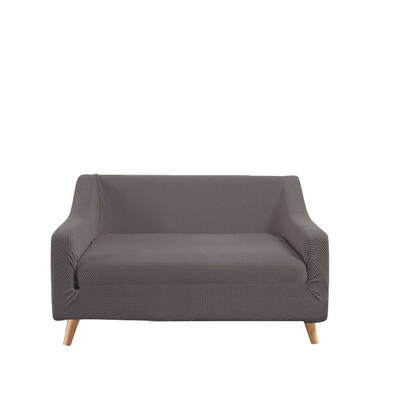 Couch Stretch Sofa Lounge Cover Protector Slipcover 2 Seater Chocolate
