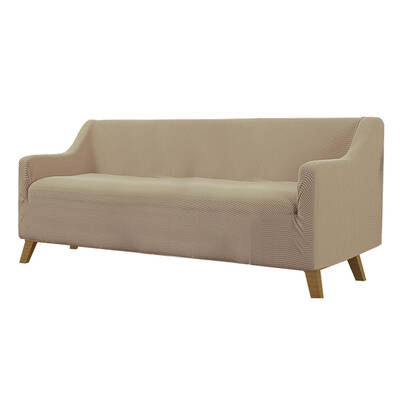 Couch Stretch Sofa Lounge Cover 4 Seater Sand