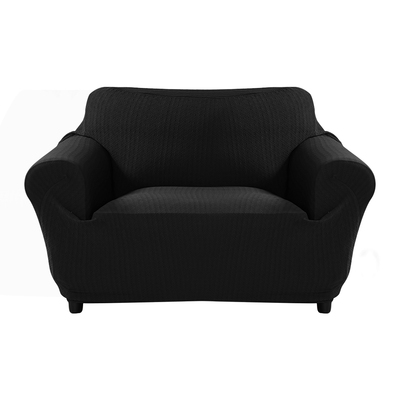 Sofa Cover 2-Seater Black