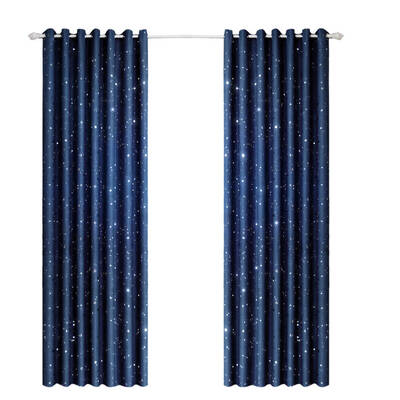 Blockout Curtains 3 Layers Pure Fabric Room Darkening