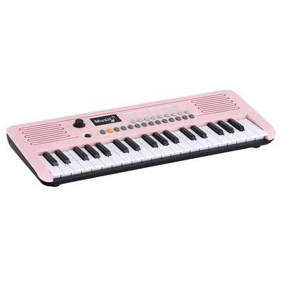 37-Key Digital Piano Keyboard for Kids Beginners Electronic Keyboard Piano Gift Pink