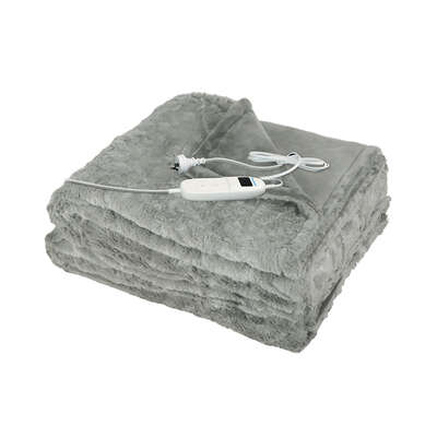 Minimalist Electric Throw Blanket Heated Timer Bedding Washable Warm